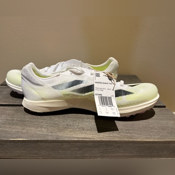 adidas Adizero Avanti Tyo Track & Field Lightstrike White/Black- 7.5 unisex-NWOB - Picture 2 of 8